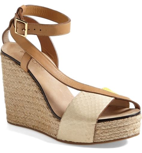 see by chloe wedge sandals|chloe sandals snakeskin heel.